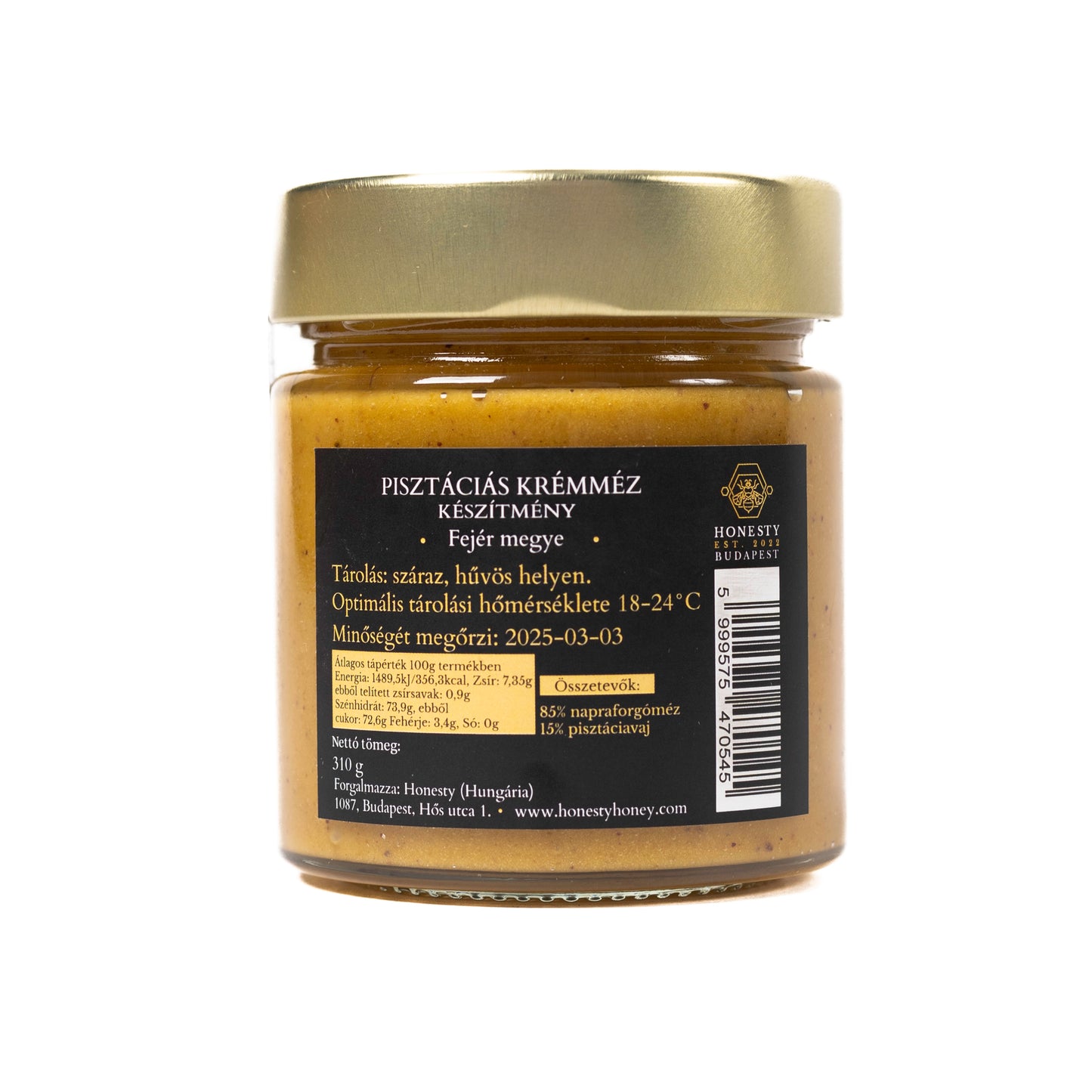 Creamed honey with pistachio butter 310g