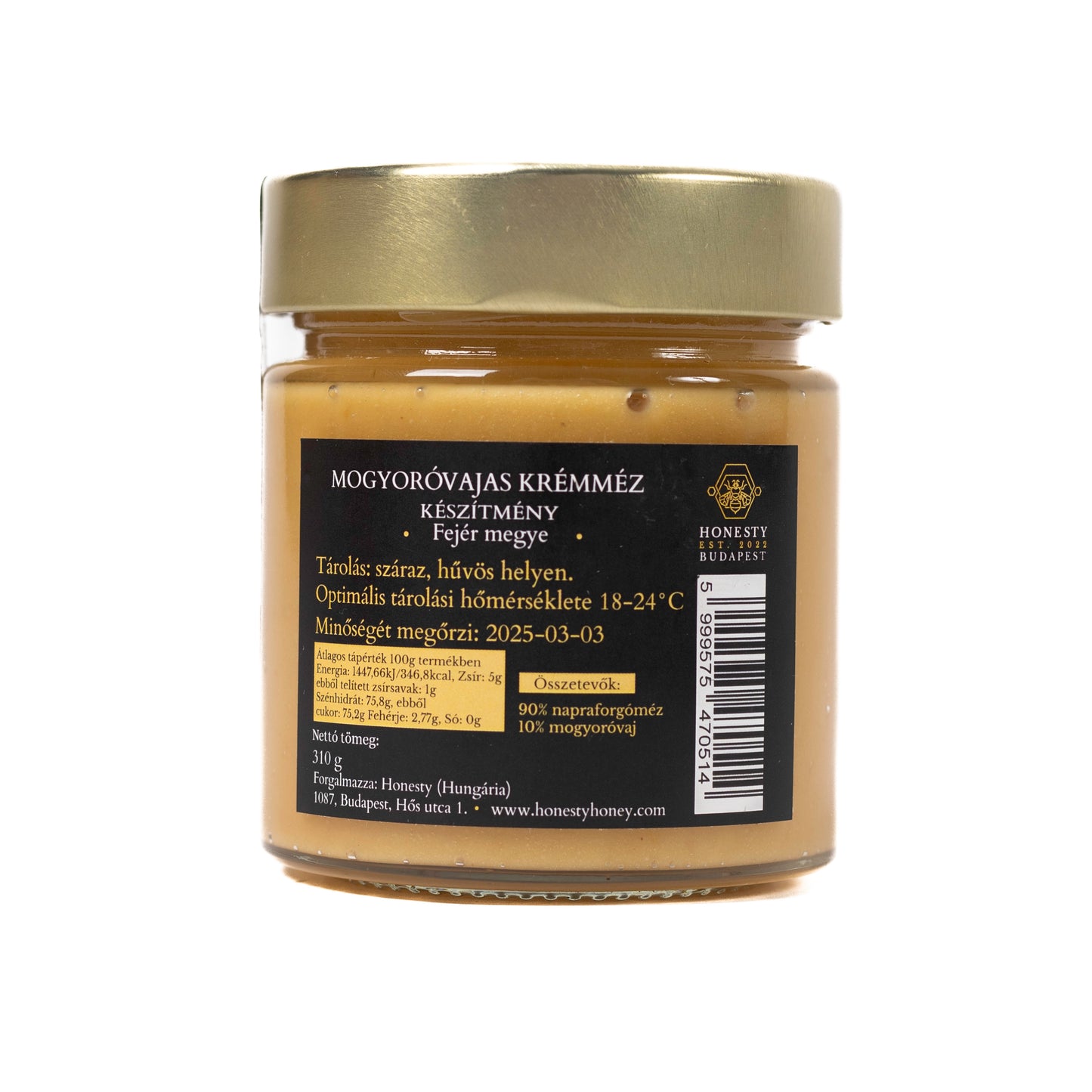 Creamed honey with peanut butter 310g