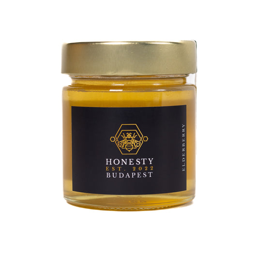Elderberry infused acacia honey  310g